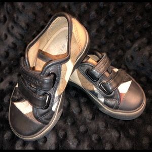 Burberry Kids Tartan Plaid Shoes 23/7